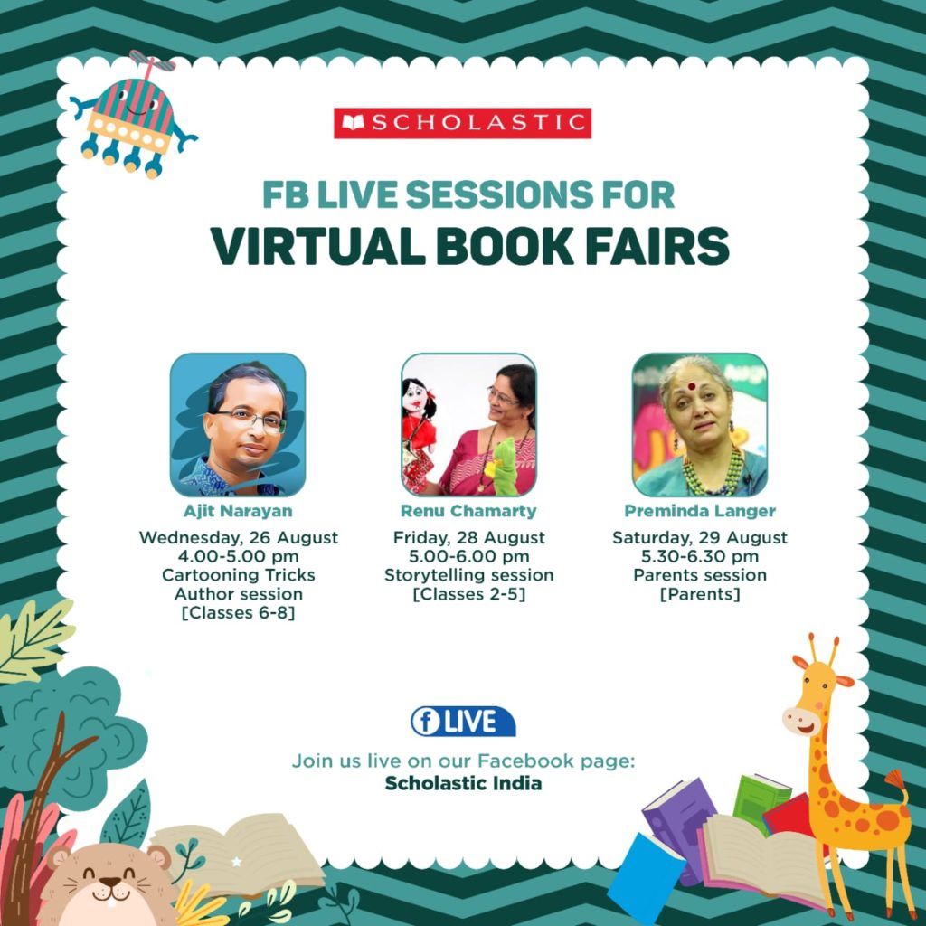 FB Live session for Scholastic Virtual Book Fair 2020