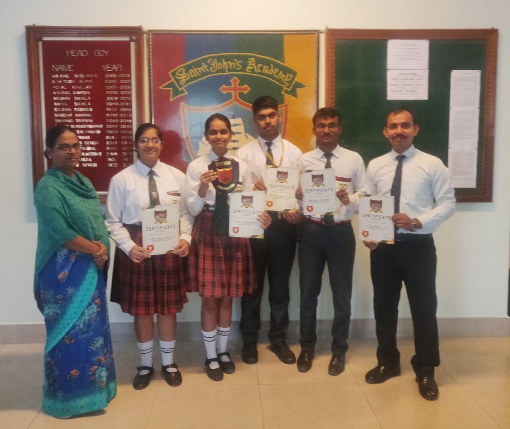 Saint John’s Academy Shines at Battle of Minds – Indian Army Quiz 2023